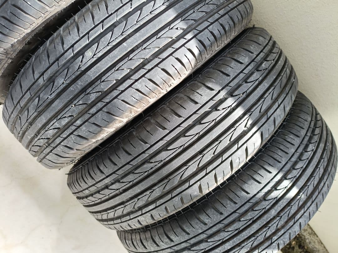 【手渡し限定】13インチ ホイール 155/65R13 夏タイヤ 4本セット