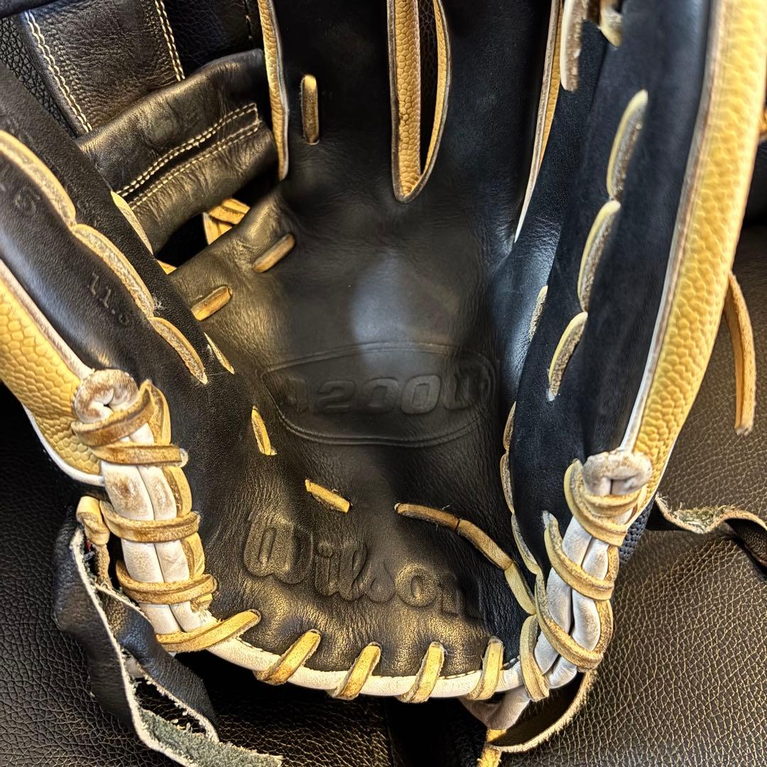 柴田竜拓に憧れる　Wilson 硬式グローブ A2000 DP15 ペドロイア