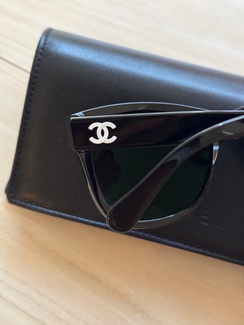 CHANEL シャネル　サングラス メガネ　ココマーク　ブラック