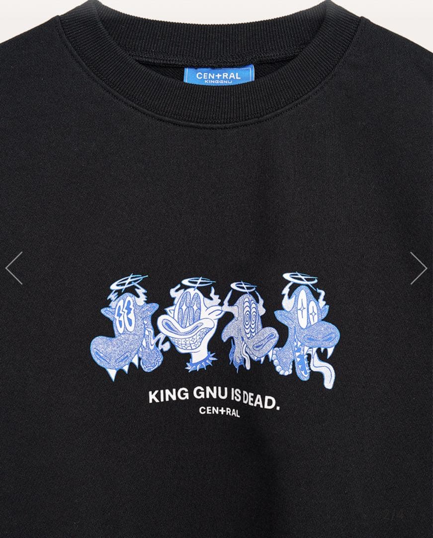 新品　King Gnu KG IS DEAD SWEATSHIRT ブラック　黒