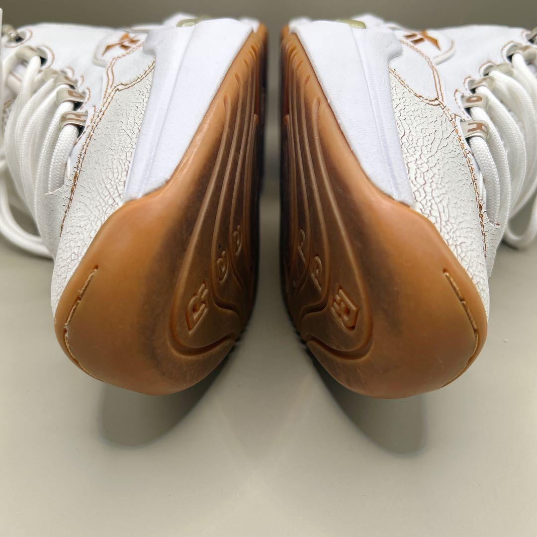 ★Reebok★QUESTION MID 27cm ホワイト ブラウン