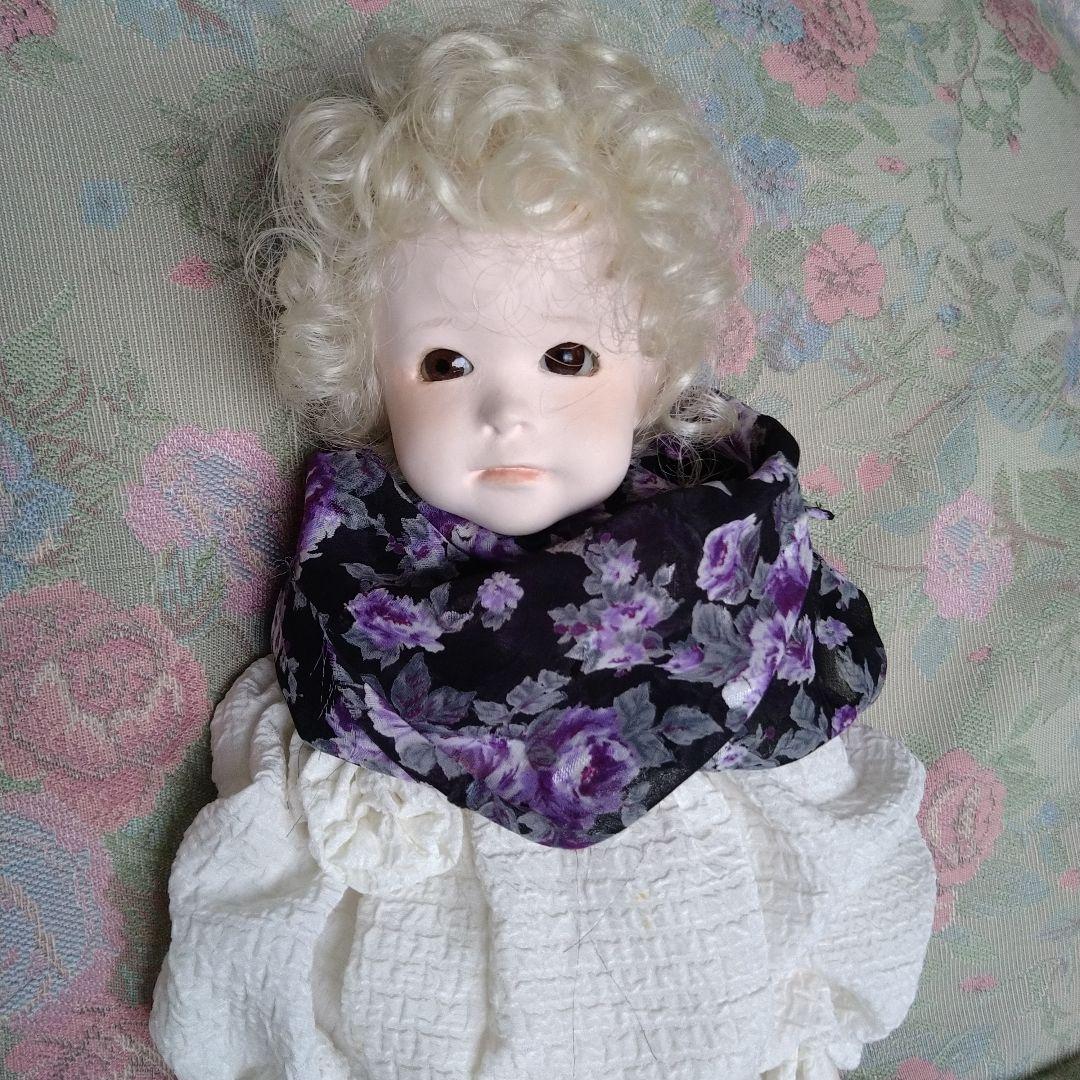 ✭ビスクドール 創作人形優しさ溢れる貴婦人穏やかな笑顔で語り掛けてきそうな憂い。