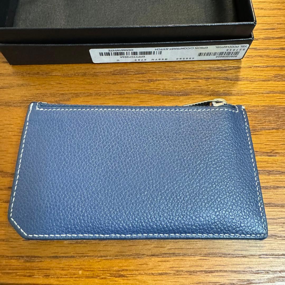 サンローラン フラグメントジップカードケース