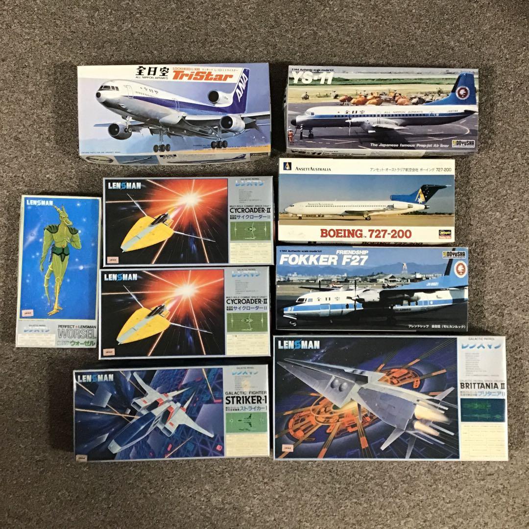 レンズマン　飛行機プラモのセット、バラ売り不可です。