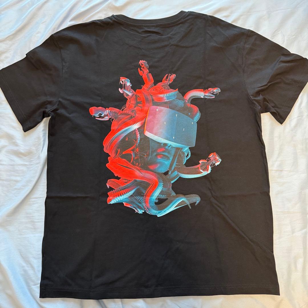MEDUZA Tシャツ ブラック バックプリント Lサイズ