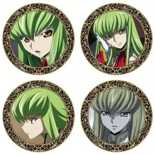 未開封品　コードギアス 1.C.C. 推しキャラ缶バッジセット（4個組）
