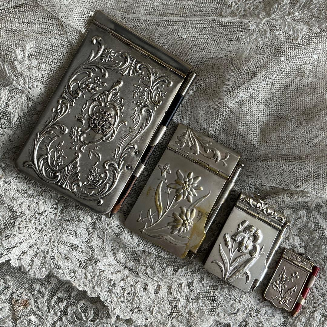 【C】フランスアンティーク　希少　アイリス　カルネドバル　シルバープレート