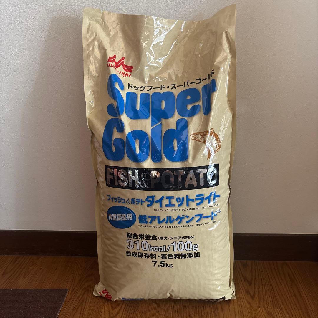 【未開封】森乳　スーパーゴールド　フィッシュ＆ポテト　ダイエットライト7.5kg