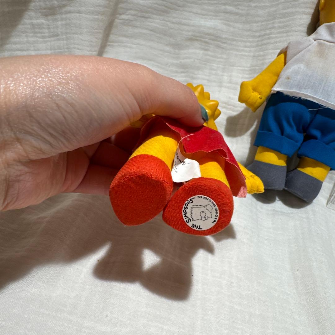 シンプソンズシリーズ　ぬいぐるみ　フィギュアセット