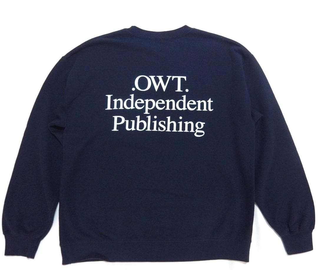 .OWT. SUNDAYS BEST ロゴ クルースウェット ネイビーL