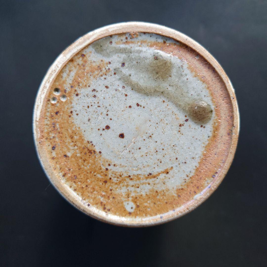 人間国宝　第十二代中里太郎右衛門　無庵　絵唐津鉄絵　砧二合徳利　窯傷　箱無