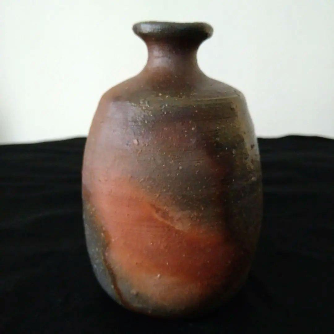 酒器の神様　中村六郎　名品　備前焼徳利