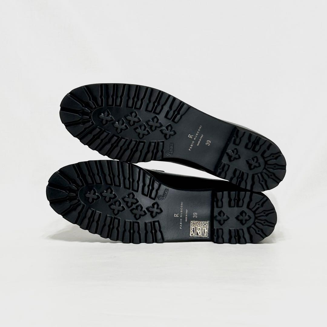 ■定4万 24AW 美品 ファビオルスコーニ 39 24.5〜25 ローファー