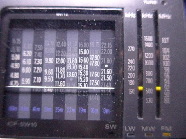 美品ソニーラジオの名品です。SONY ICF-SW10 ワールドバンドレシーバー