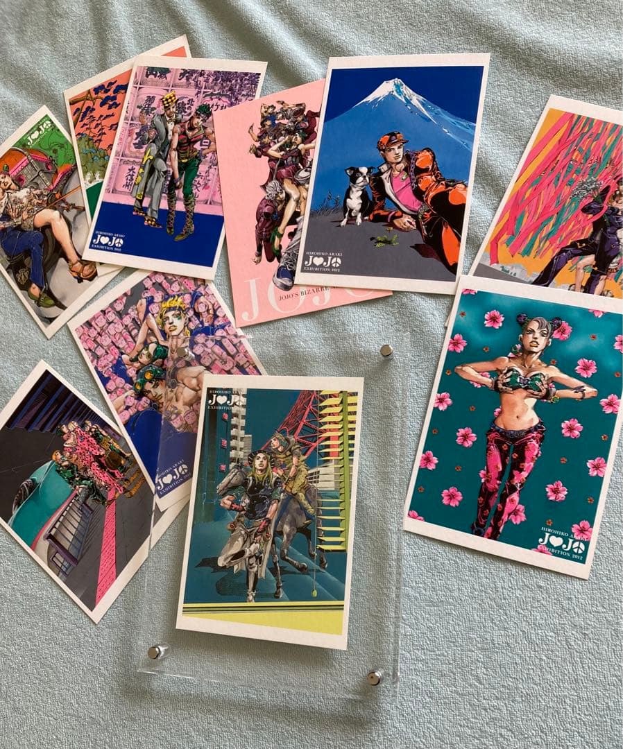 ジョジョ展 ポストカード 2012 フレーム10個付き