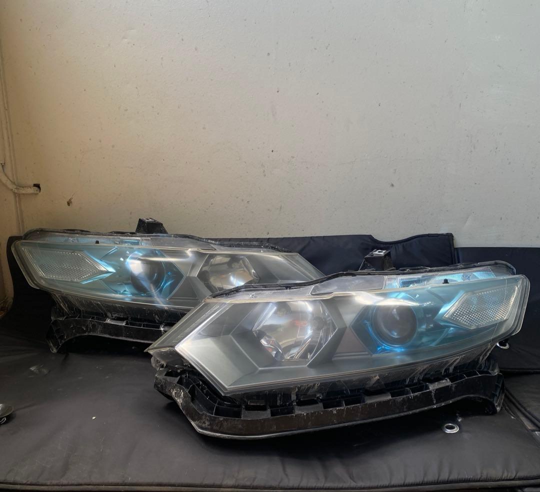 ホンダ インサイト ZE3 純正ヘッドライト 左右セット コーティング済み