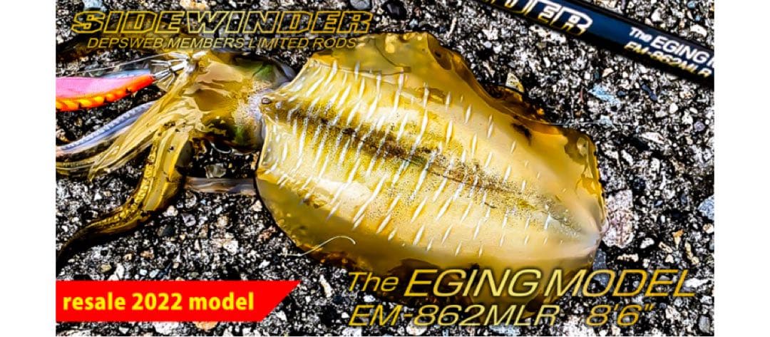 サイドワインダーEM-862MLRエギングモデル