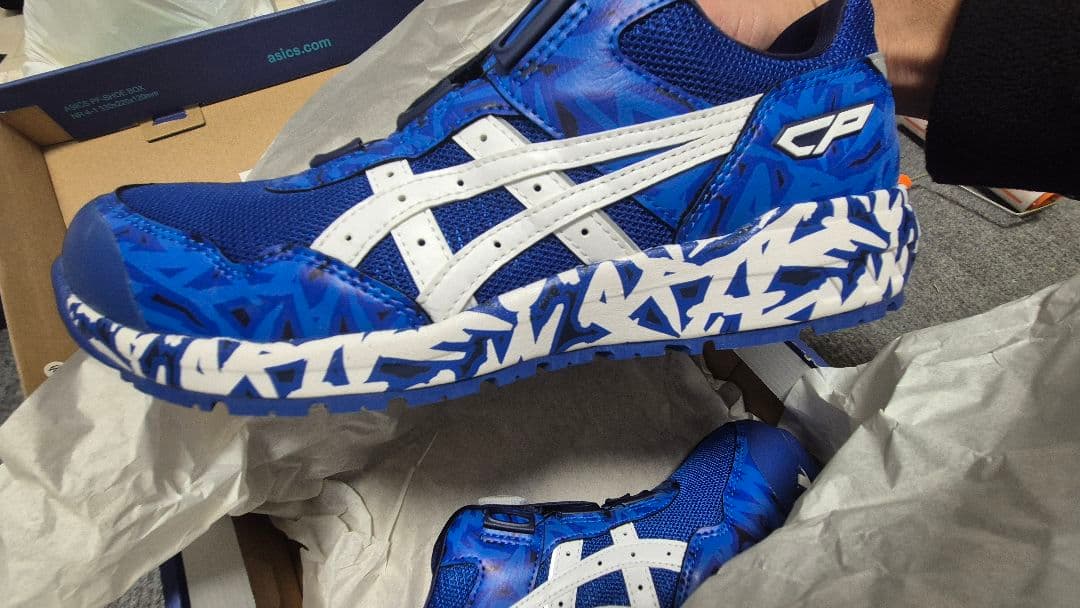 asics アシックス 安全靴 限定 初期ブルーボア 新品未使用 2019限定