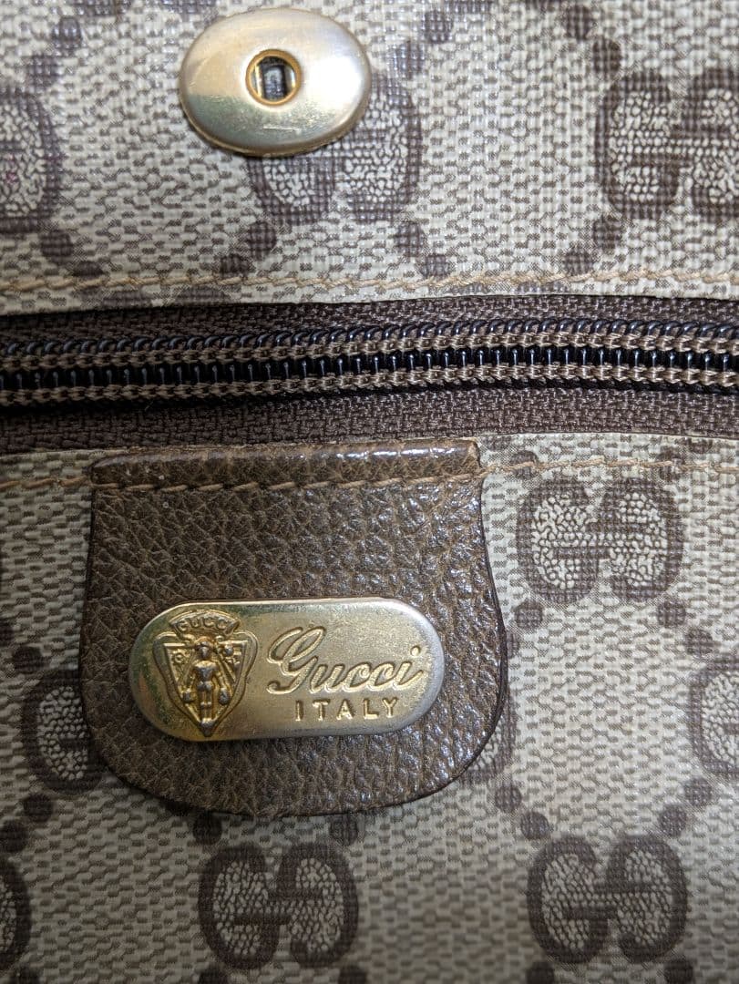 GG柄トートバッグ ブラウン系