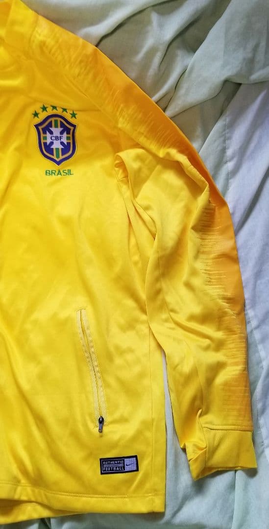 NIKE　ナイキ　ブラジル代表　2018 アンセムジャケット　オーセンテック