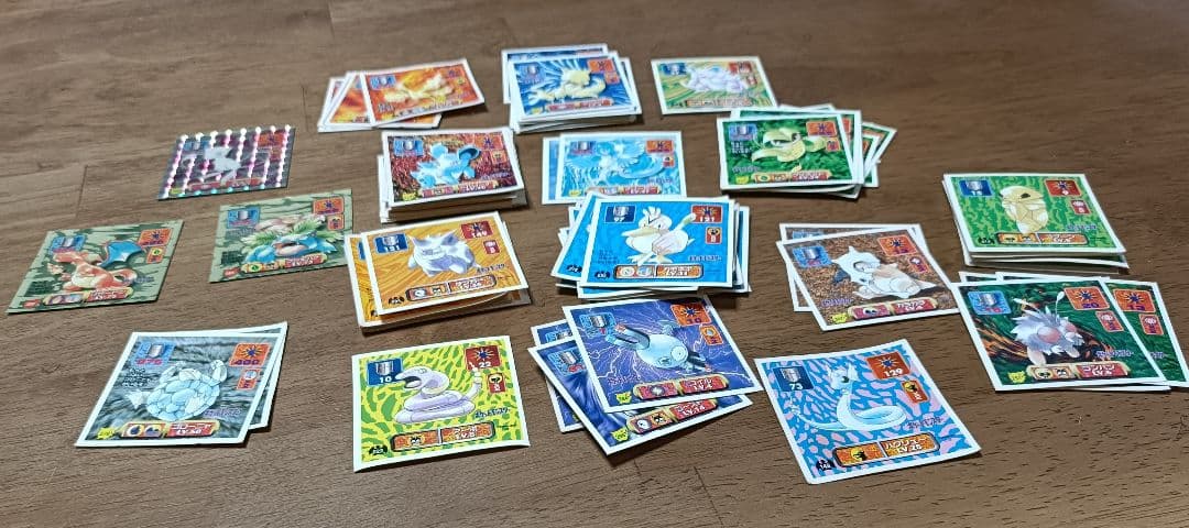 アマダポケモンシール最強烈伝 91枚まとめ売り(プリズム３枚含む)カードケース付