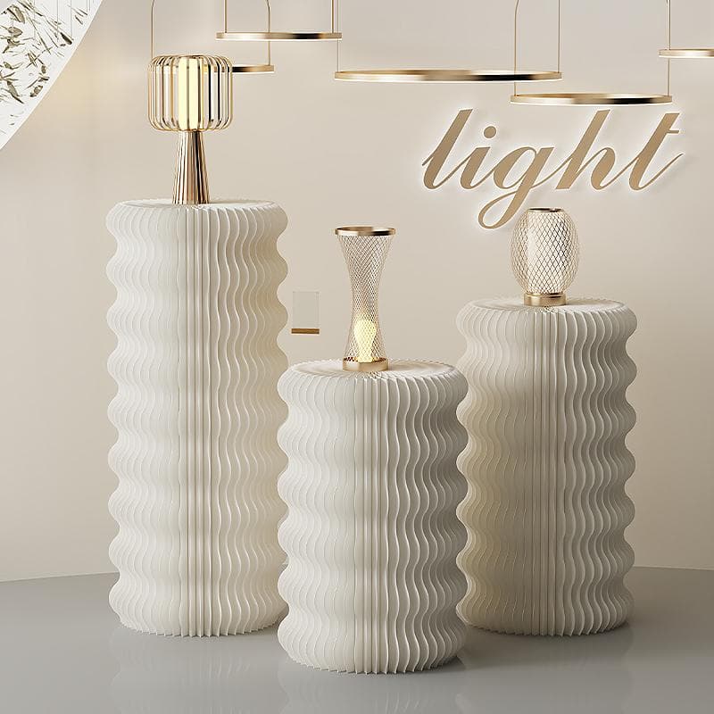 ディスプレイスタンド直径40cm高さ88㎝展示台 陳列台組立不要展示会イベント