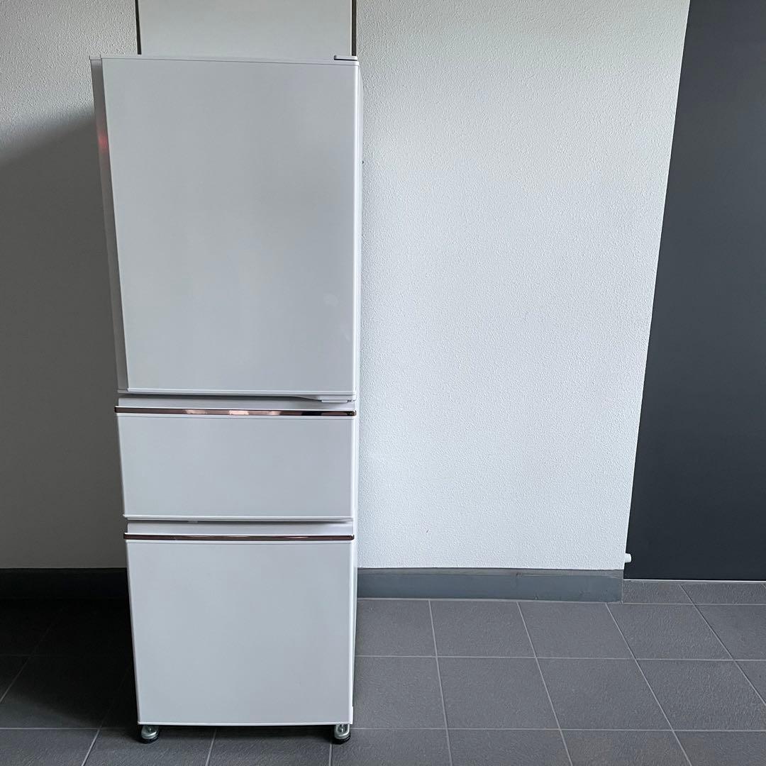 送料設置無料　大型冷蔵庫　MITSUBISHI 3ドア　自動製氷機付