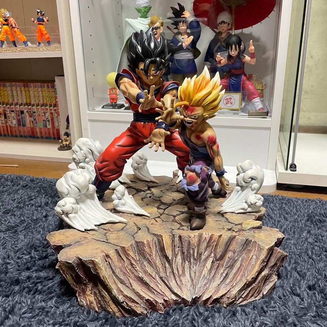 ドラゴンボール　ガレージキット　親子かめはめ波