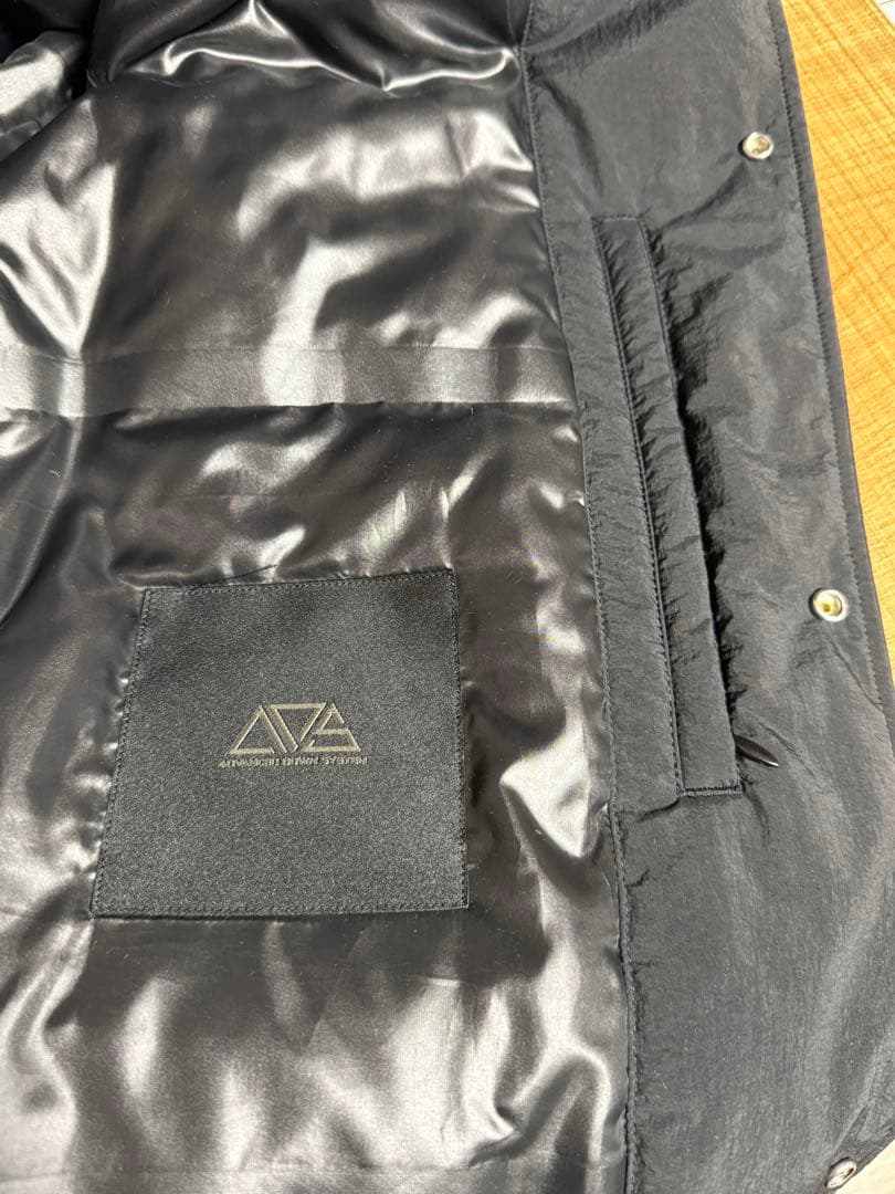 BEAUTY&YOUTH ADSダウン コーチジャケット 黒 ブラック M