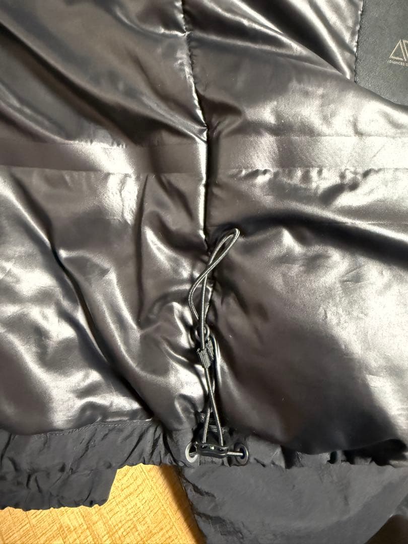 BEAUTY&YOUTH ADSダウン コーチジャケット 黒 ブラック M