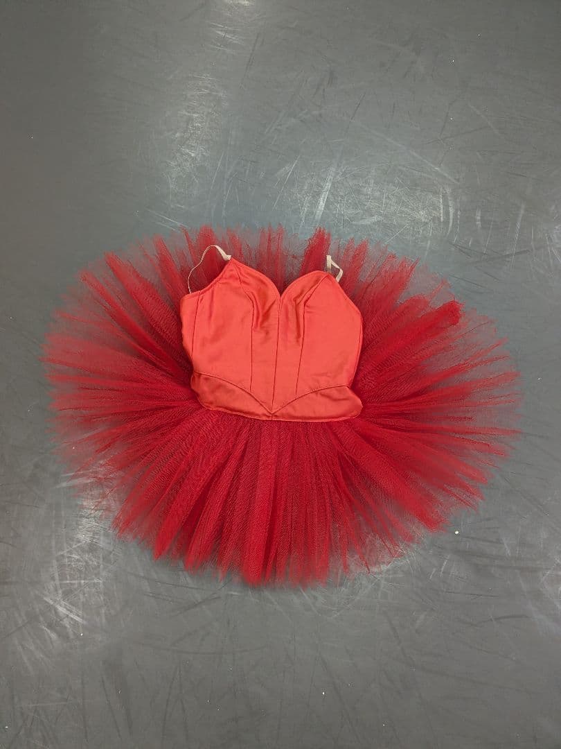 子供用 赤 チュチュ バレエ衣装 6着セット