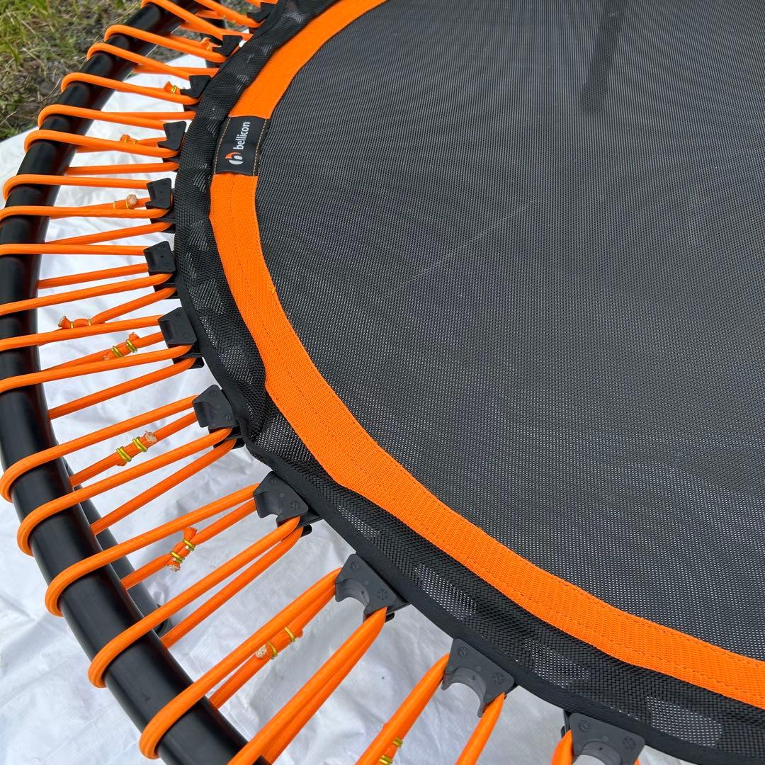 bellicon 円形トランポリン オレンジと黒　ドイツ製　クラシック