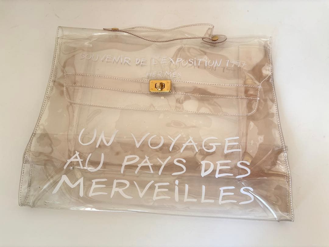 HERMES ケリー ビニール 不思議の国 エルメスへの旅展限定
