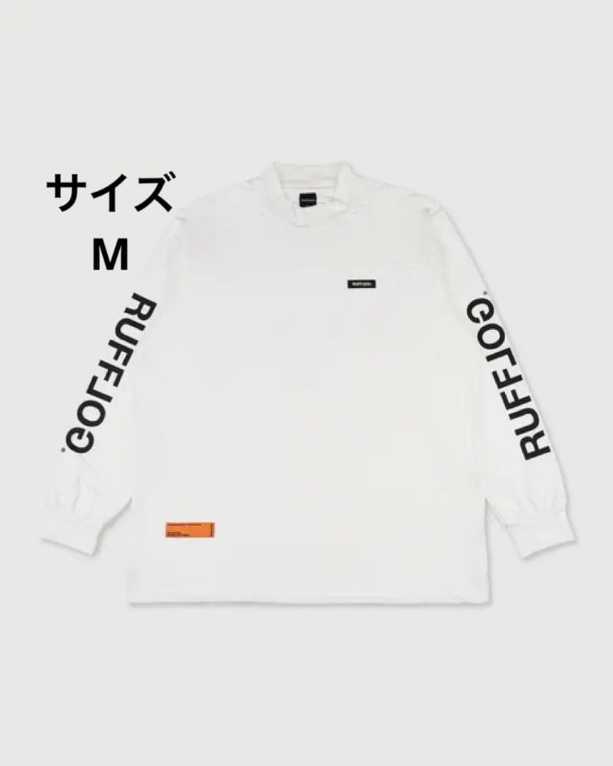 今期　ラフロッグ　RUFFLOG MOCK NECK ホワイト　サイズM