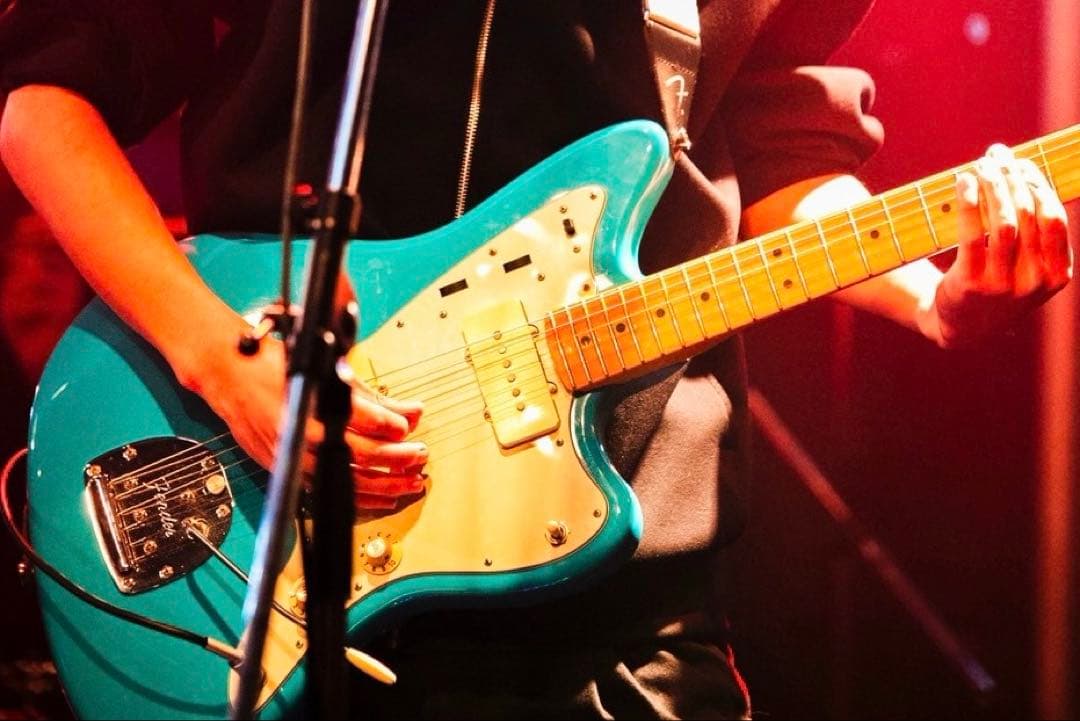 水色 ジャズマスター エレキギター