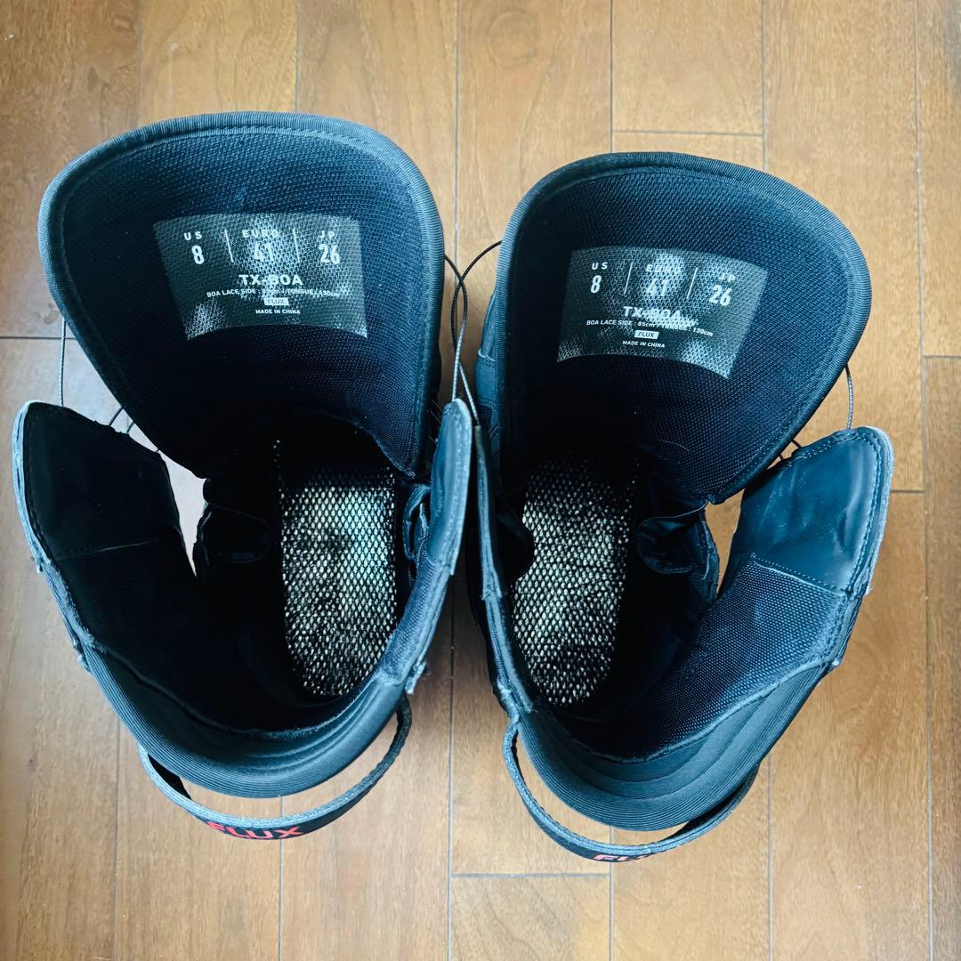 【美品】FLUX TX-BOA スノーボードブーツ　26.0cm 使用回数3回