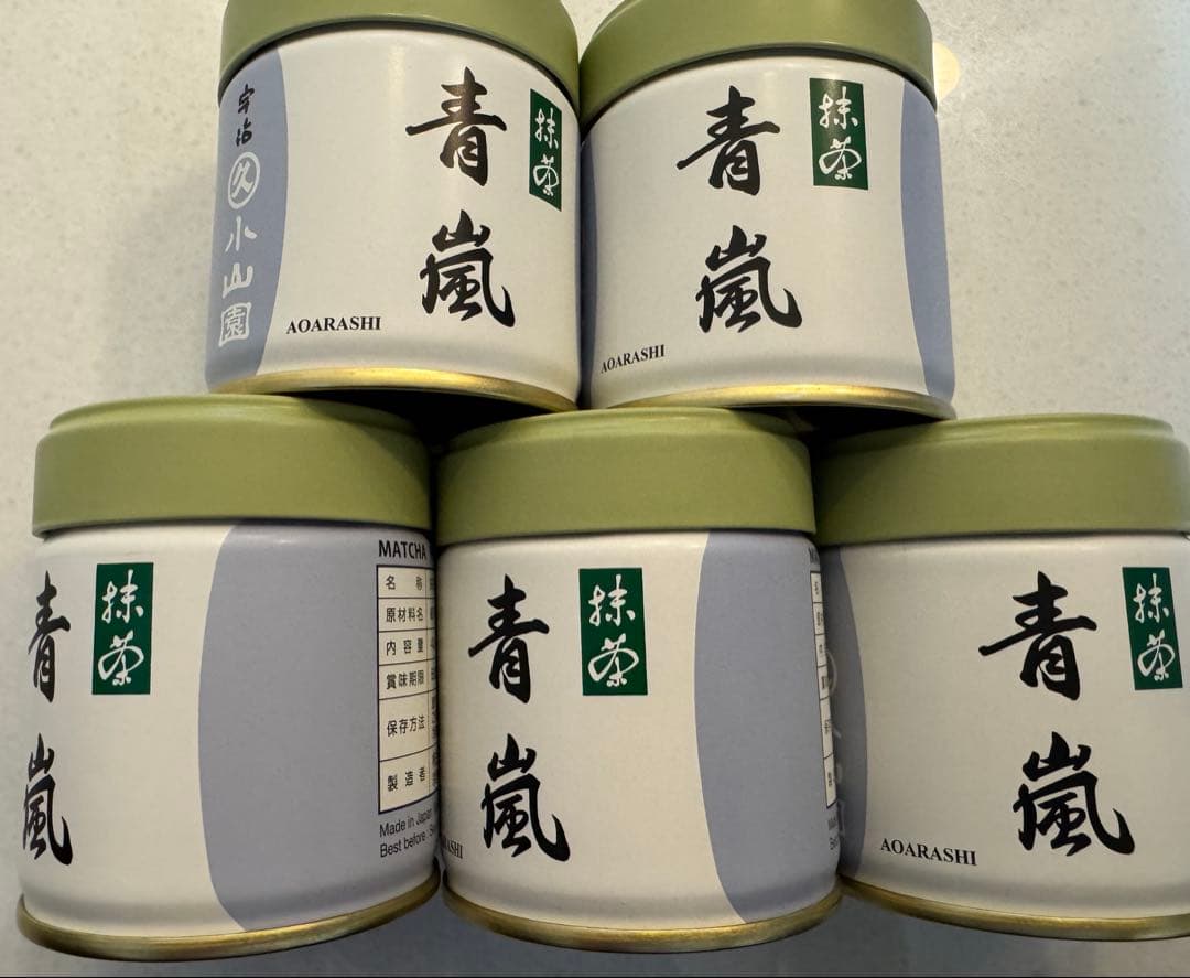 丸久小山園　青嵐 抹茶 40g5缶セット