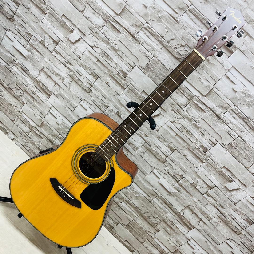 美品 Fender フェンダー エレアコ CD-100CE NAT