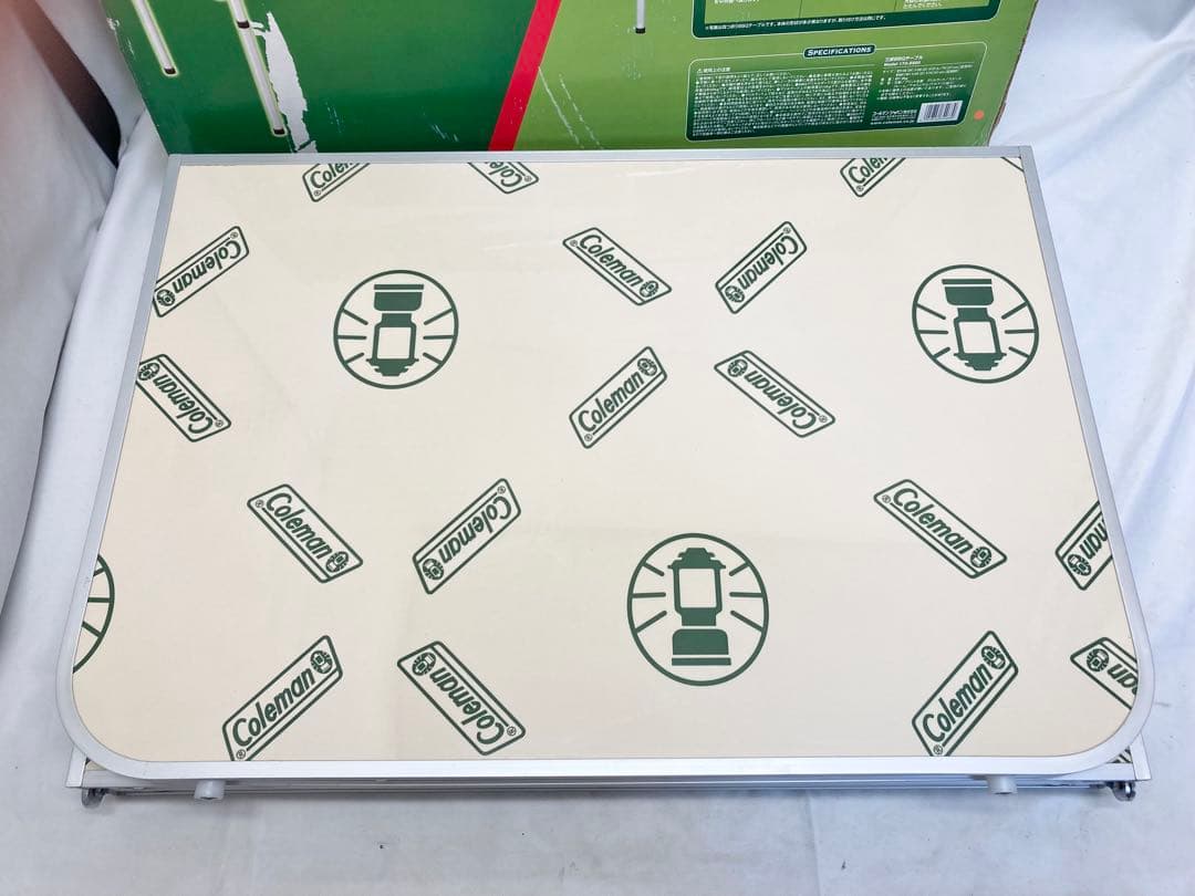 Coleman コールマン　フォールディングテーブル　三つ折り　BBQテーブル