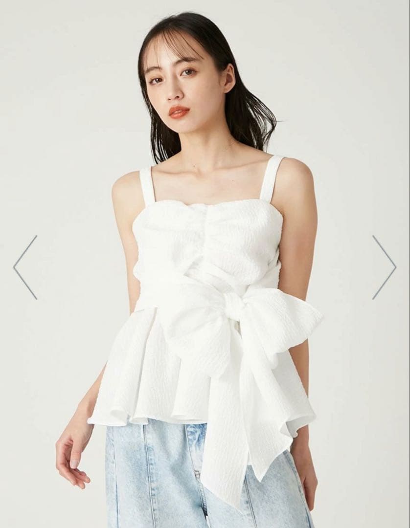 FRAY I.D 2wayリボントップス