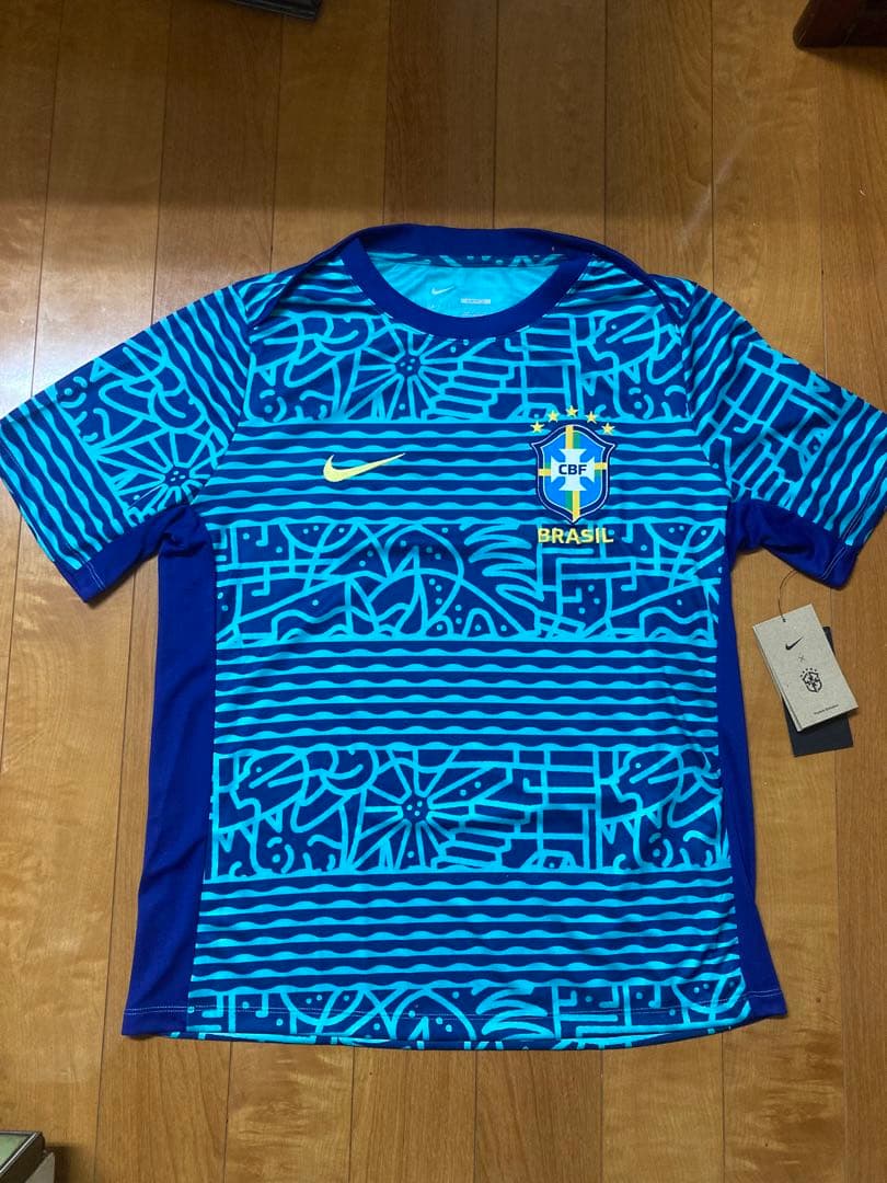 ブラジル代表 2024 プレマッチ　プラシャツ　トレーニング
