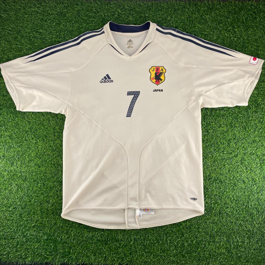 日本代表 2004 中田英寿 アウェイ 正規品 ユニフォーム アディダス XL
