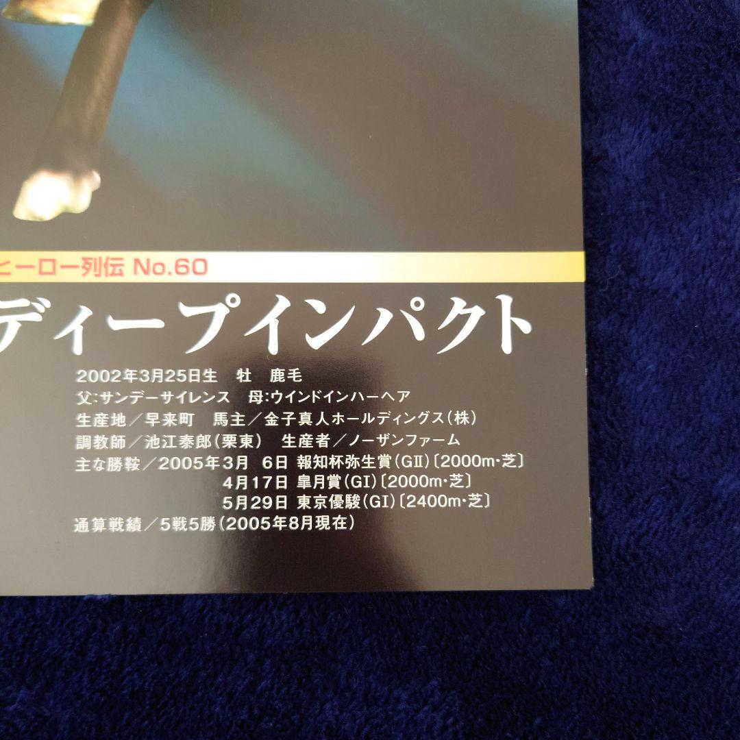 ヒーロー列伝　ウオッカ　ディープインパクト　アドマイヤムーン　ポスター　B3