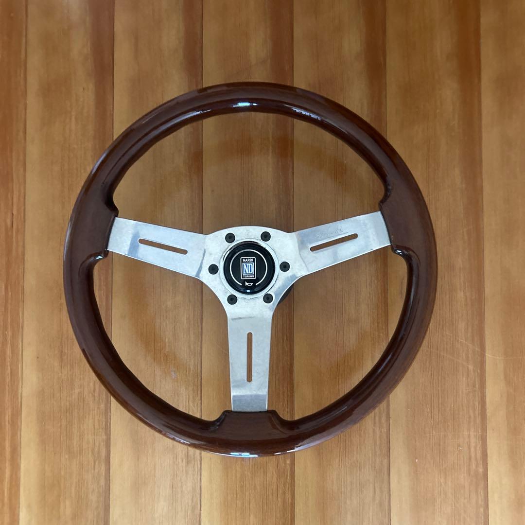 ナルディ　NARDI ウッド調ステアリング　ハンドル　14インチ