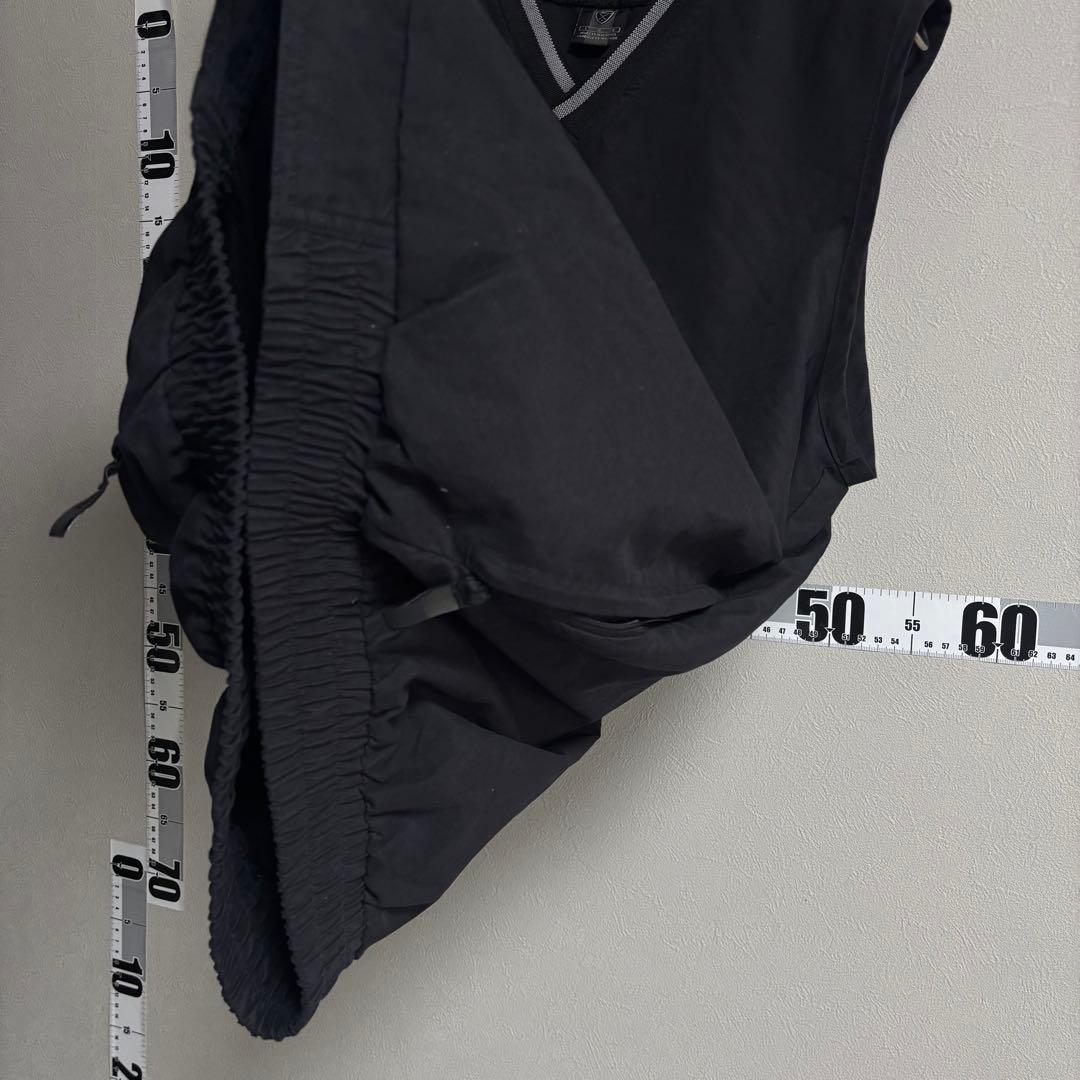 NIKE GOLFナイキ ゴルフ ベスト ジャケットｖネック ウェアー 黒 L