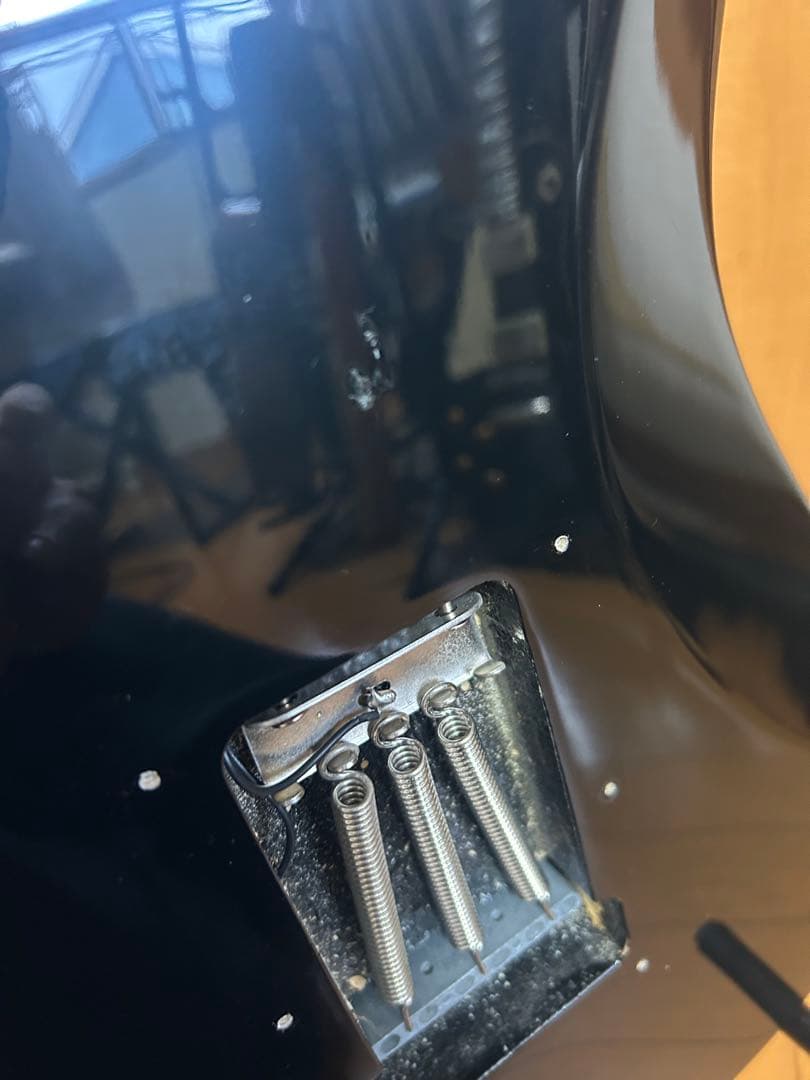 SELDERストラトキャスタータイプ黒 シングルコイル