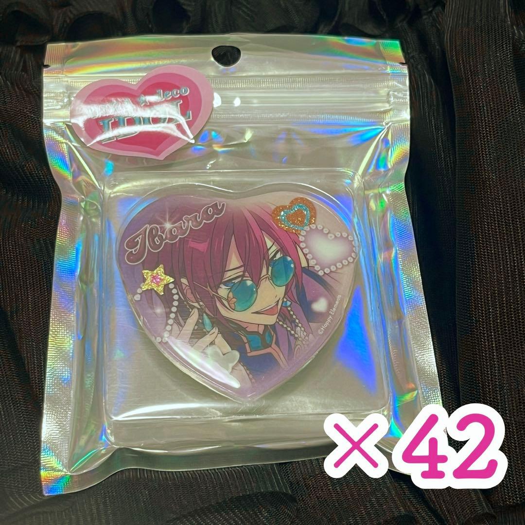 あんスタ GIRA☆デコ ハート 缶バッジ 七種茨 42個