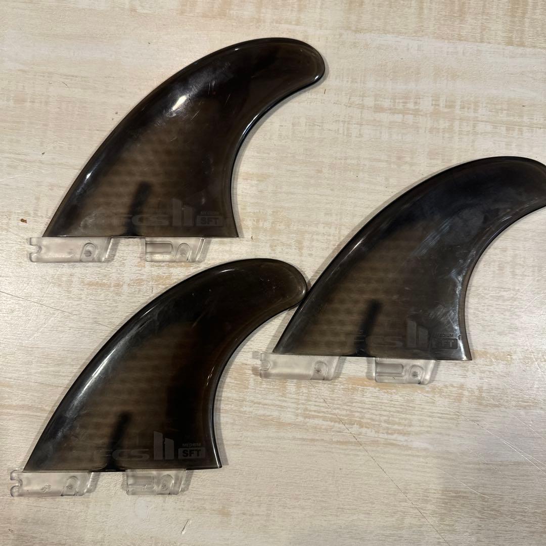 FCS Ⅱ FCS2 SFT M サーフボードフィン　ソフト　トライフィン