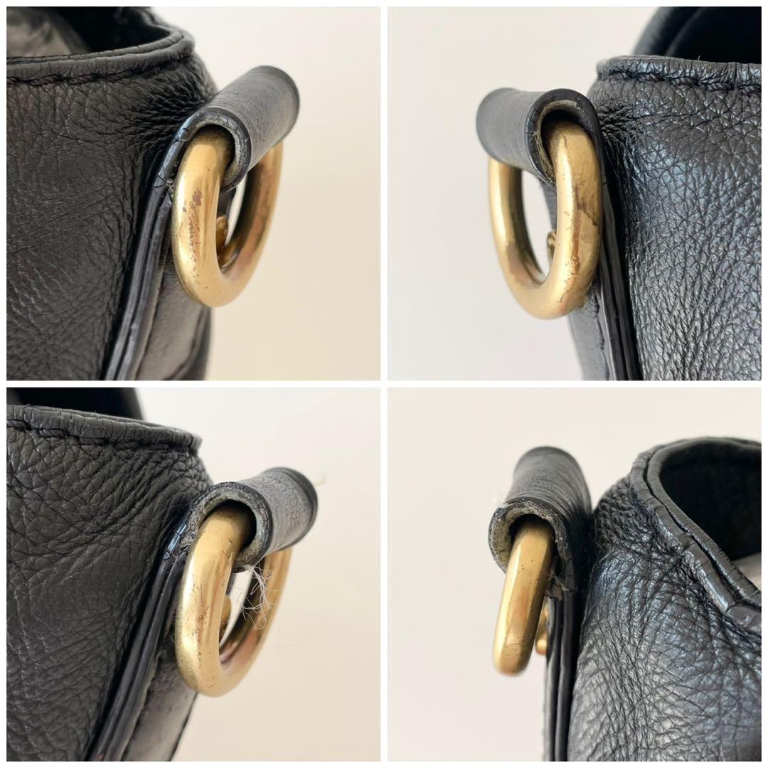 【極美品】MARC JACOBS 2way ハンドバッグ ナターシャ 黒