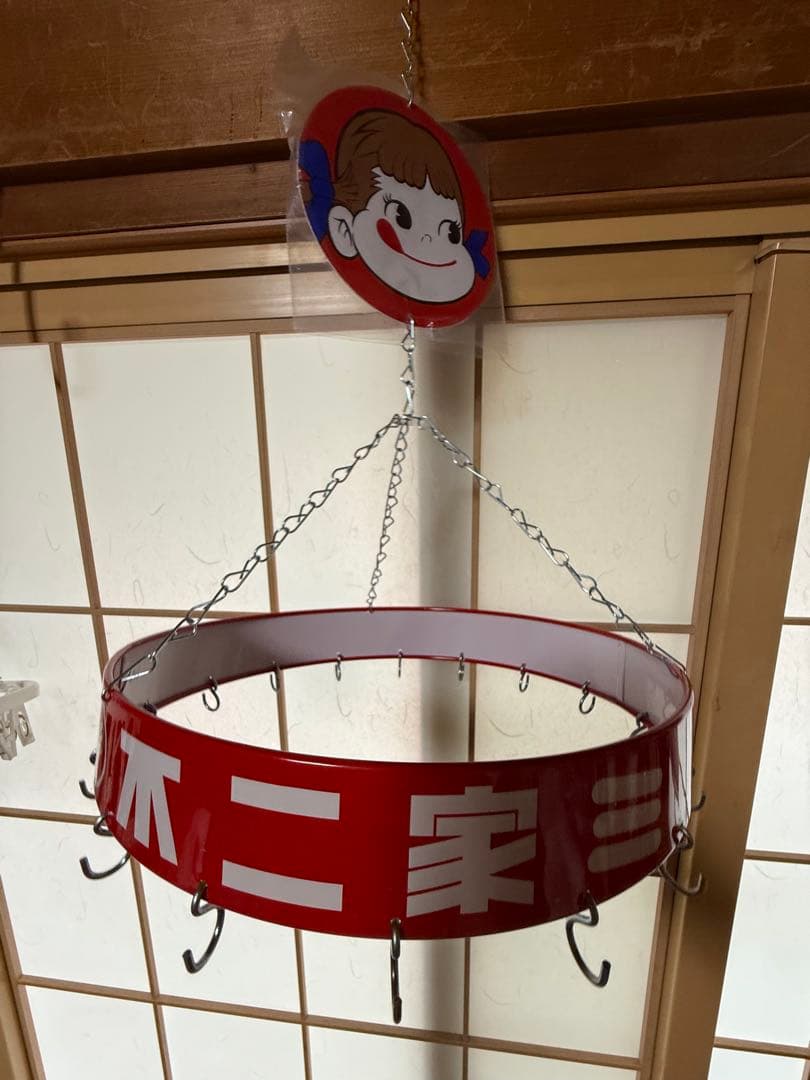 不二家ペコちゃん吊り下げポップ　ハンガー